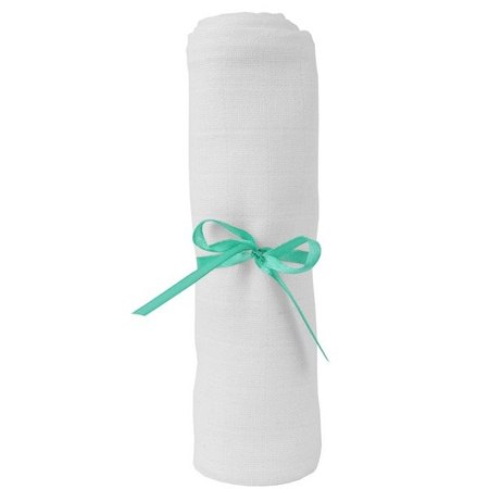 123Baby Pielucha tetrowa biała 40x80