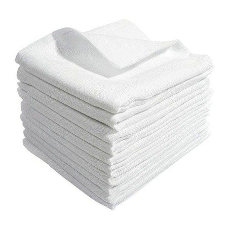 123Baby Pielucha tetrowa biała 40x80