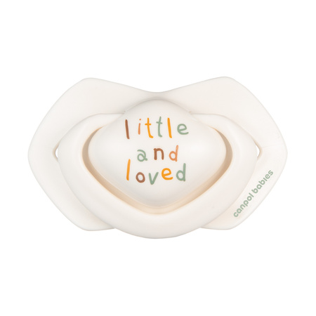 Canpol babies Smoczek silikonowy Light touch 18m+ symetryczny GOOSE 2 szt.