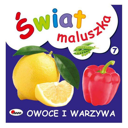 AWM Świat Maluszka Owoce i warzywa Książeczka harmonijka